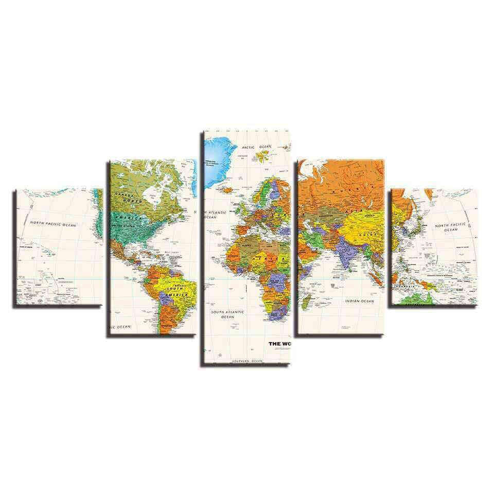 Map Wall Decor